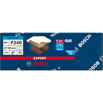50 шлифовальных листов ExC470, S1261, G240, Hook&Loop