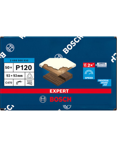 50 шліфлистів ExC470, S1261, G120, Hook&Loop  - фото 2
