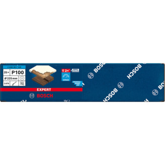 25 шлифовальных листов ExC470, S1261, G100, Hook&Loop Bosch