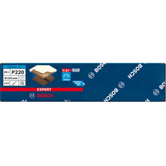 25 шлифовальных листов ExC470, S1261, G220, Hook&Loop Bosch