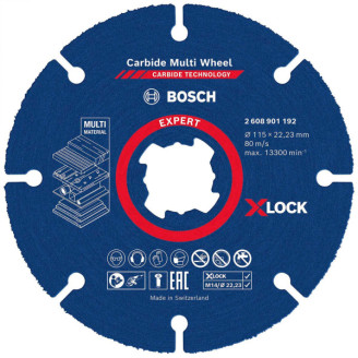 Отрезной круг X-LOCK Carbide 115x22.23mm