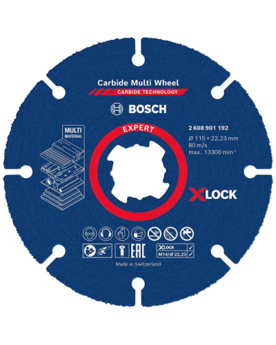 Відрізний круг X-LOCK Carbide 115x22.23mm