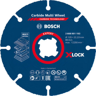 Отрезной круг X-LOCK Carbide 125x22.23mm