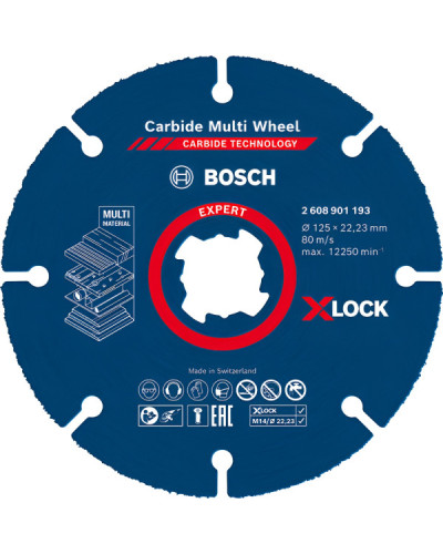 Відрізний круг X-LOCK Carbide 125x22.23mm
