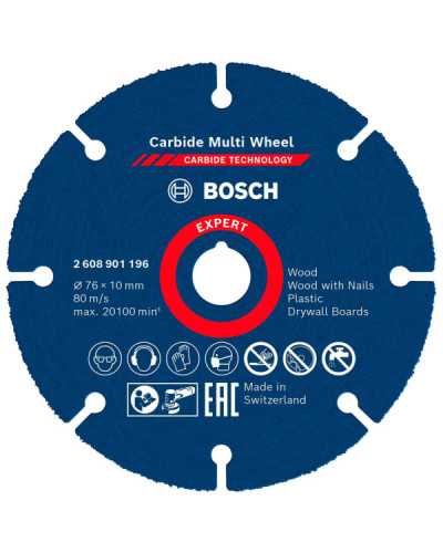 Відрізний круг Carbide 76x10mm