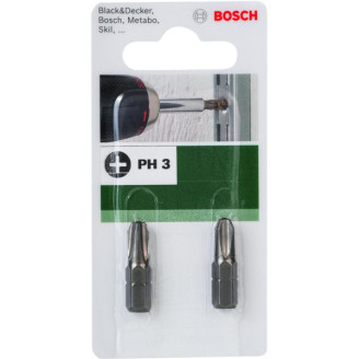 2 біти 25 ММ PH3 XH Bosch