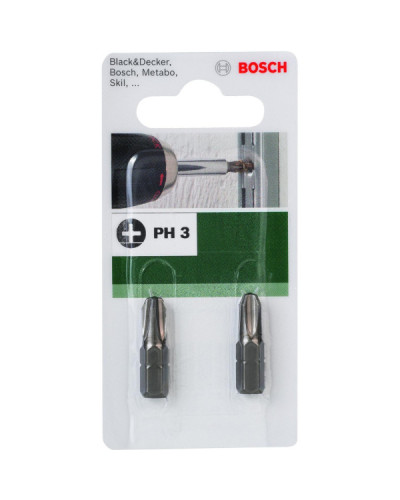 2 біти 25 ММ PH3 XH Bosch  - фото 2