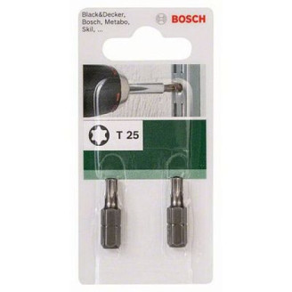 2 біти 25 ММ TORX T25 XH Bosch