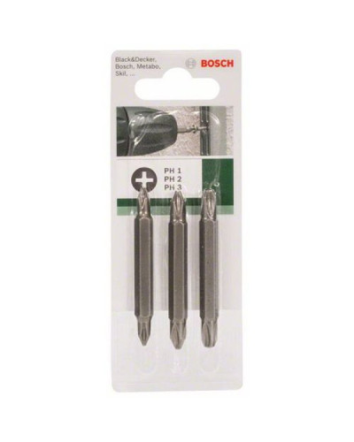 3 біти двостор. PH 1,2,3 XH Bosch  - фото 2