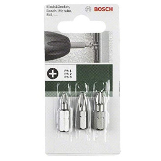 3 біти 25 ММ PZ1 / 2/3 XH Bosch