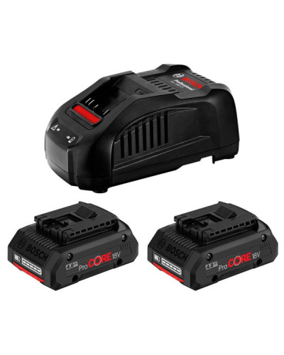 Набiр акумуляторів Bosch 2x ProCORE18V 4.0Ah + GAL 1880 CV