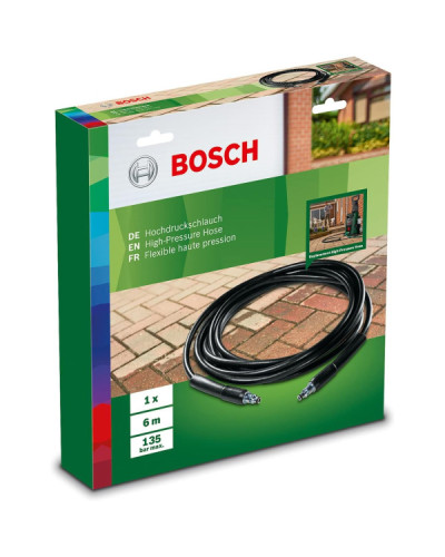 Сменный шланг 6 м (130 бар) для очистителя высокого давления Bosch AQT F016800360  - фото 2