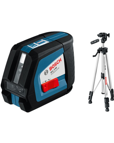 Лазерний нівелір Bosch GLL 2-50 Professional + BT 150 + вкладка під L-Boxx - фото 3 Лазерний нівелір Bosch GLL 2-50 Professional + BT 150 + вкладка під L-Boxx - фото 3