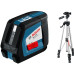 Лазерний нівелір Bosch GLL 2-50 Professional + BT 150 + вкладка під L-Boxx - фото 3 Лазерний нівелір Bosch GLL 2-50 Professional + BT 150 + вкладка під L-Boxx - фото 3