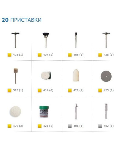 Набір для чищення та полірування Dremel 684 26150684JA  - фото 2