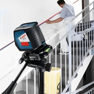 Лазерний нівелір Bosch GLL 2-50 Professional + BT 150 + вкладка під L-Boxx 