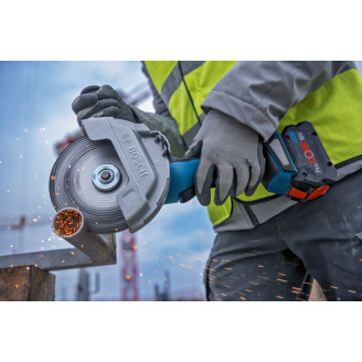 Аккумуляторная угловая шлифмашина Bosch GWS 18V-180 P Professional, с 3 дисками, без акб и з/у